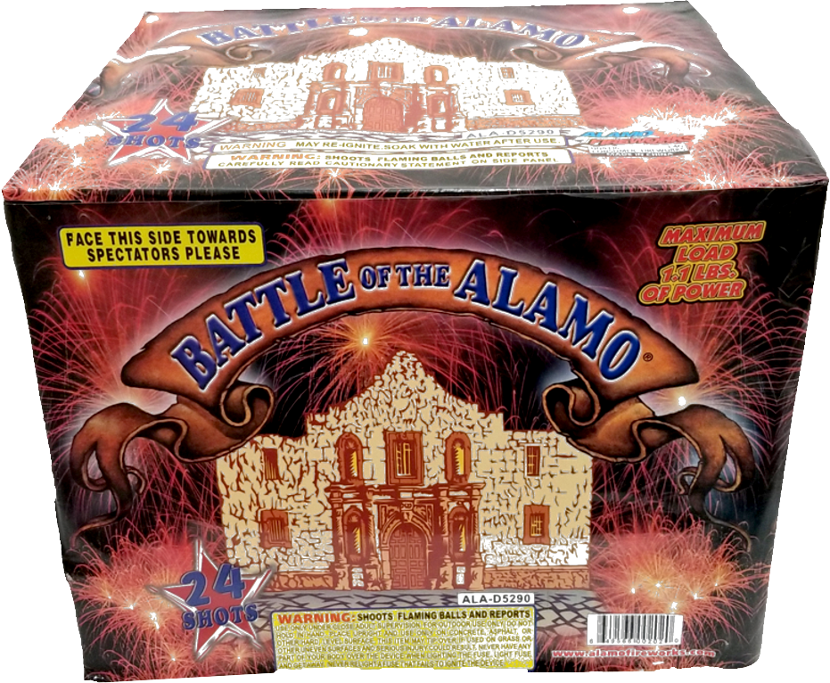 Battle of the Alamo 24 Shot (Pandemic) — Alamo Fireworks