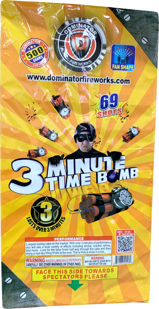3 Min Time Bomb — Alamo Fireworks