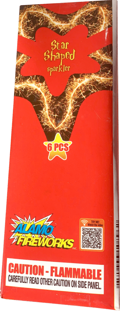Star Shaped Sparklers — Alamo Fireworks