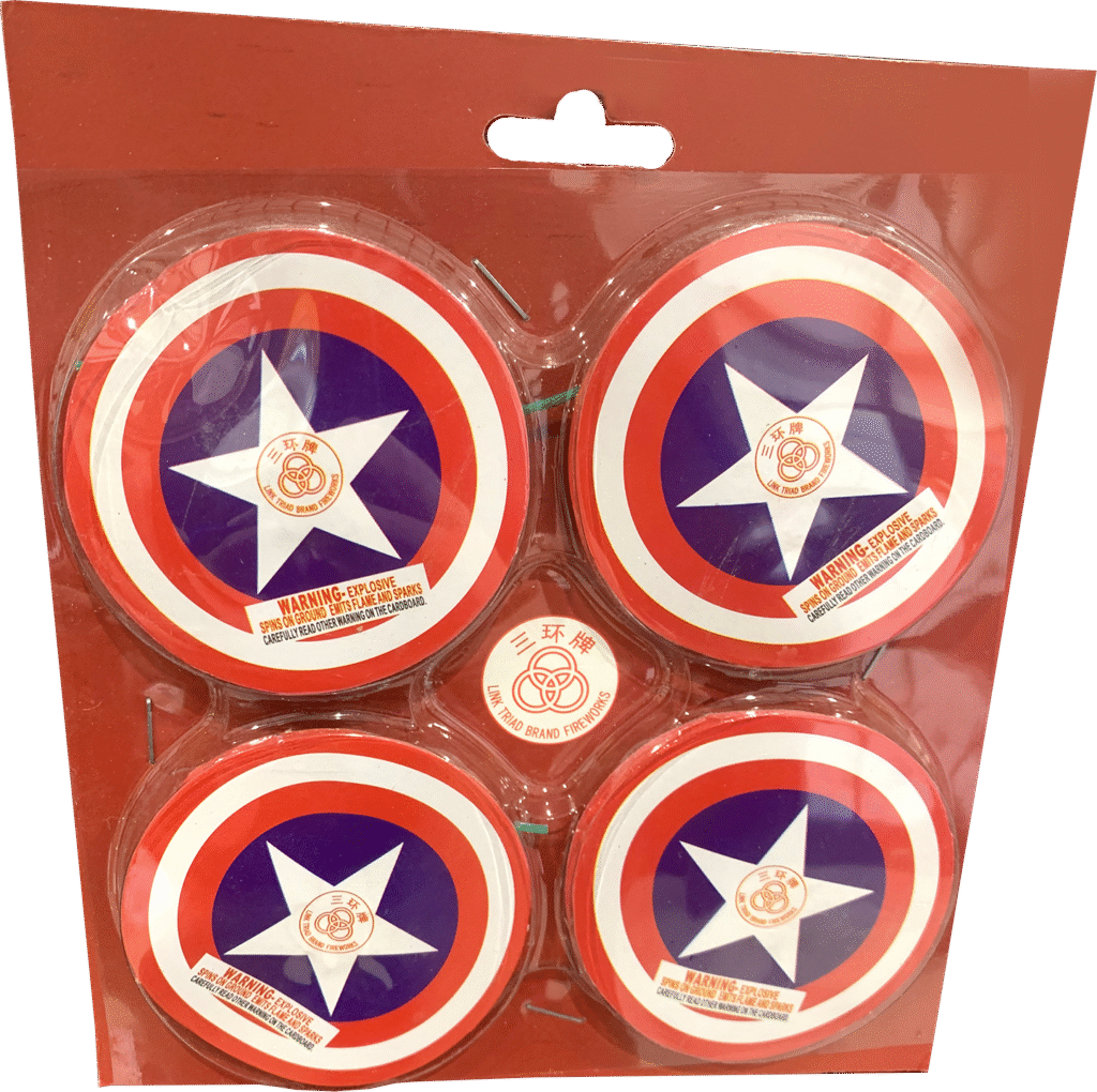 RWB Spinner — Alamo Fireworks