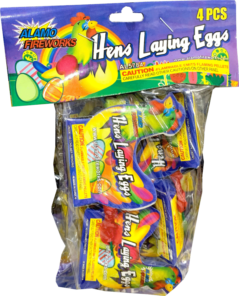 Hens Laying Eggs 4-Pack — Alamo Fireworks