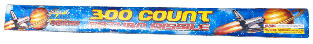 300 Count Saturn Missile — Alamo Fireworks
