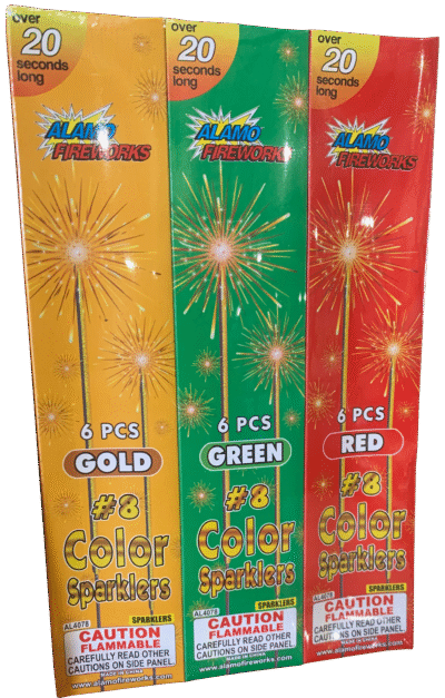 #8 COLOR SPARKLERS