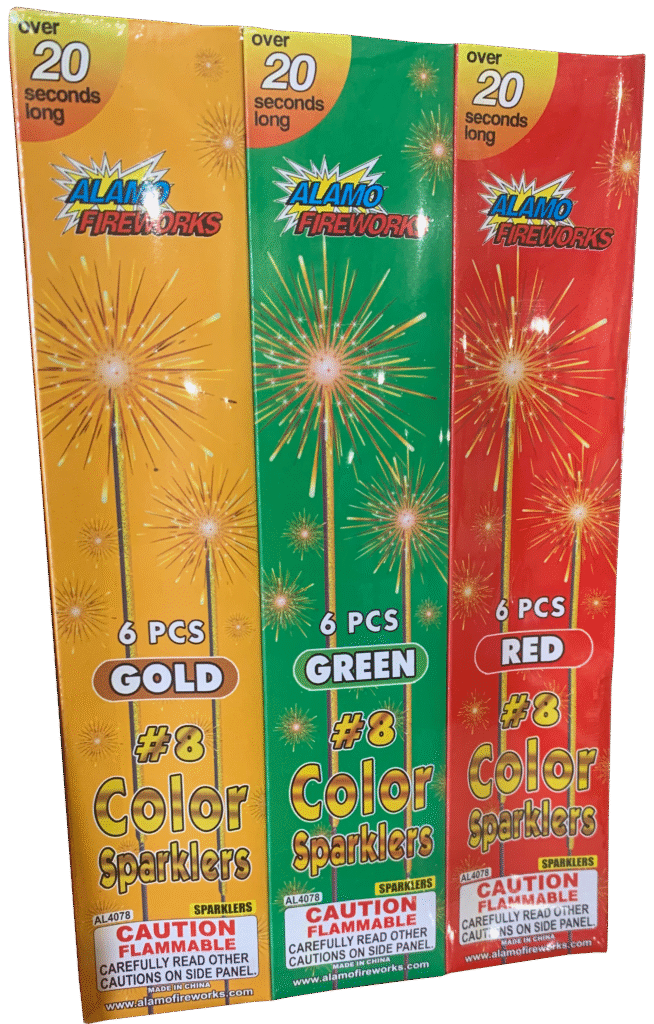 #8 COLOR SPARKLERS