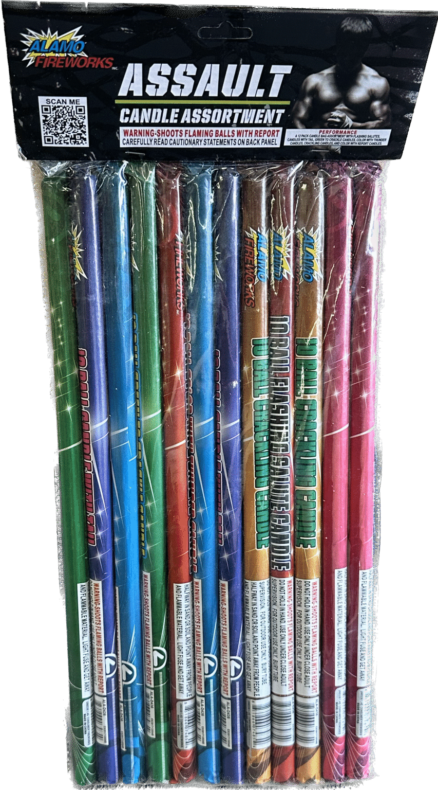 ASSAULT CANDLE - 12 PACK