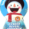 GENDER REVEAL SNOWMAN