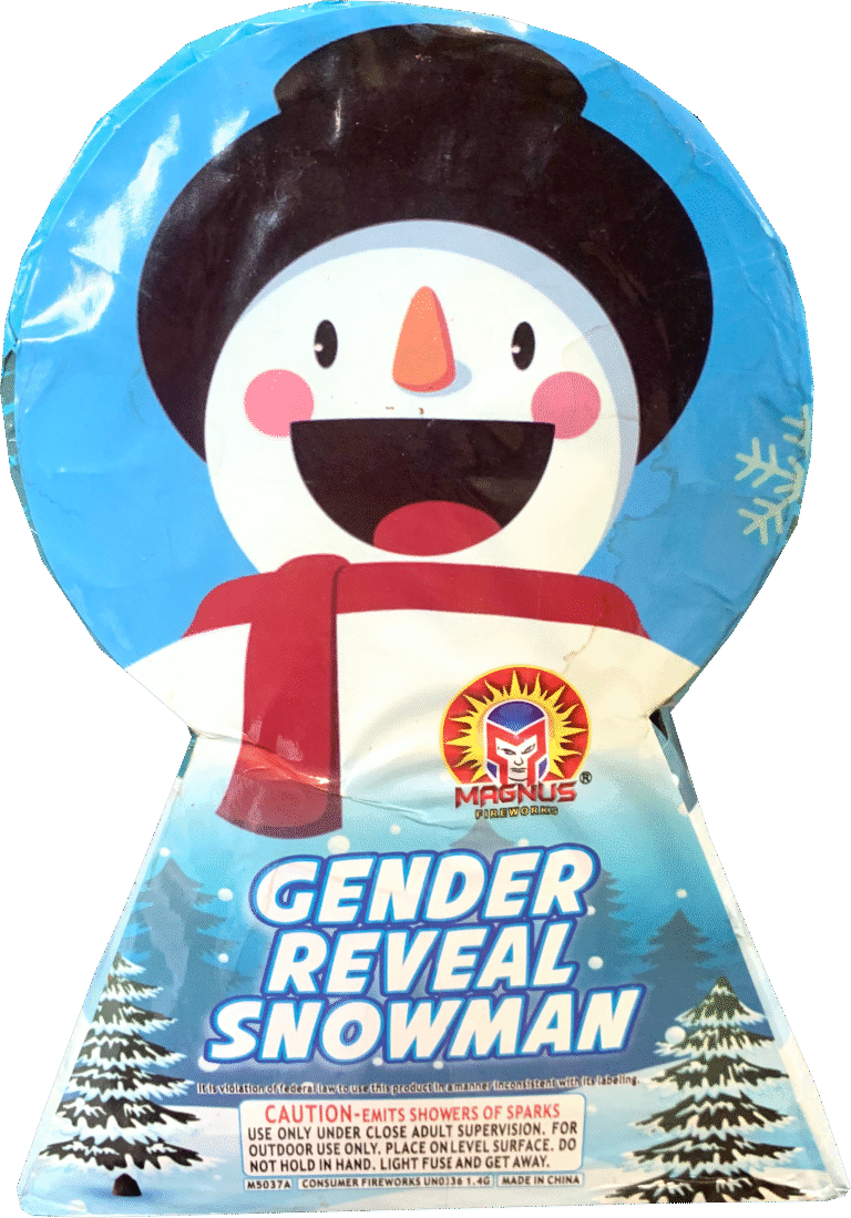 Gender Reveal Snowman