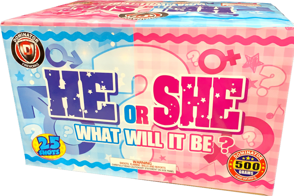 He or She, What Will It Be? (Blue) — Alamo Fireworks