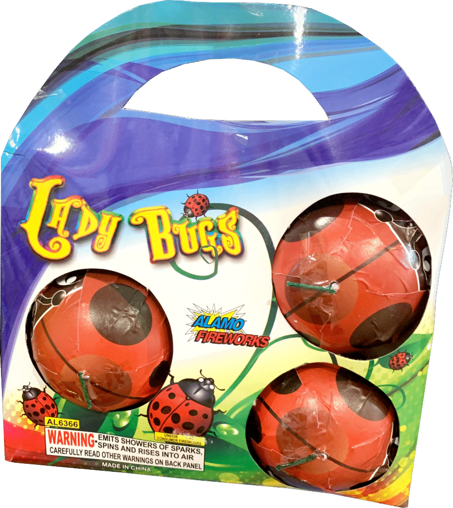 Lady Bugs 4-Pack — Alamo Fireworks