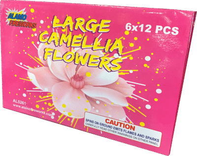 LARGE CAMELIA FLOWERS 12-PACK