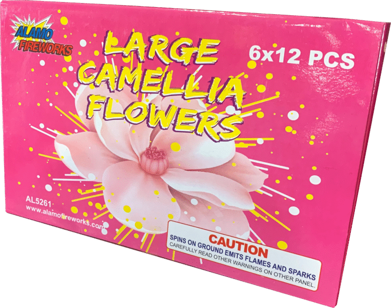 LARGE CAMELIA FLOWERS 12-PACK